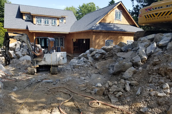 driveway excavation demolition blasting nj